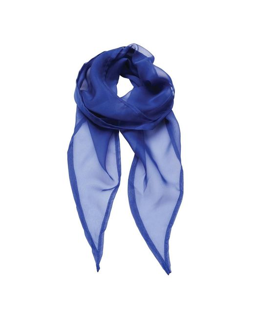 PREMIER Chiffon Sjaal in het Blue