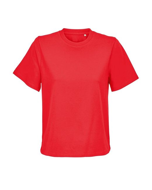Sol's Red Ladies Legend T-Shirt (Bright)
