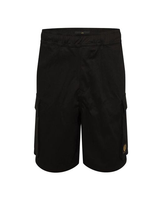 Belstaff Black Cargo Shorts for men