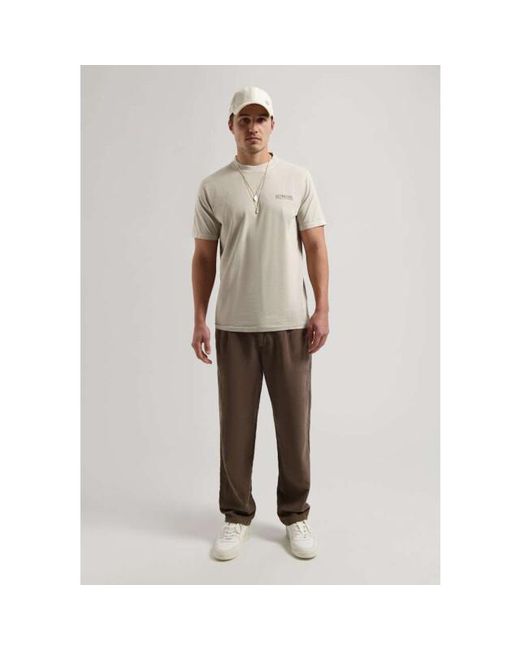 Dstrezzed Ds Nickolas Graphic Tee in het Natural voor heren