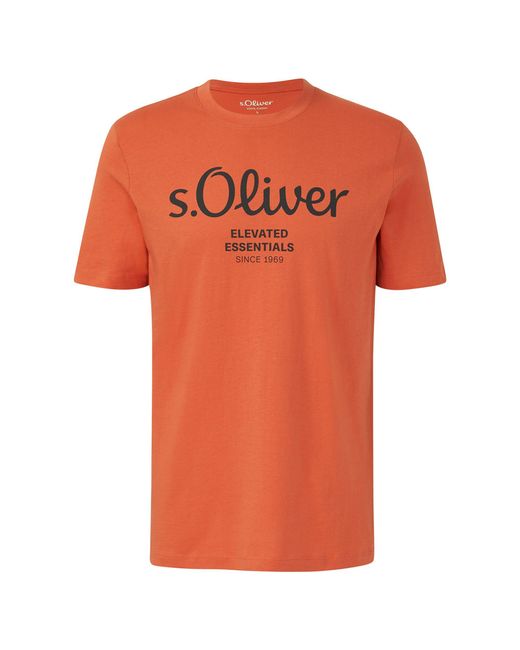 S.oliver T-Shirt in het Blue voor heren