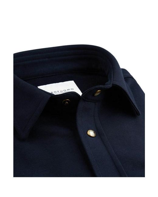 Profuomo Overshirt in het Blue voor heren