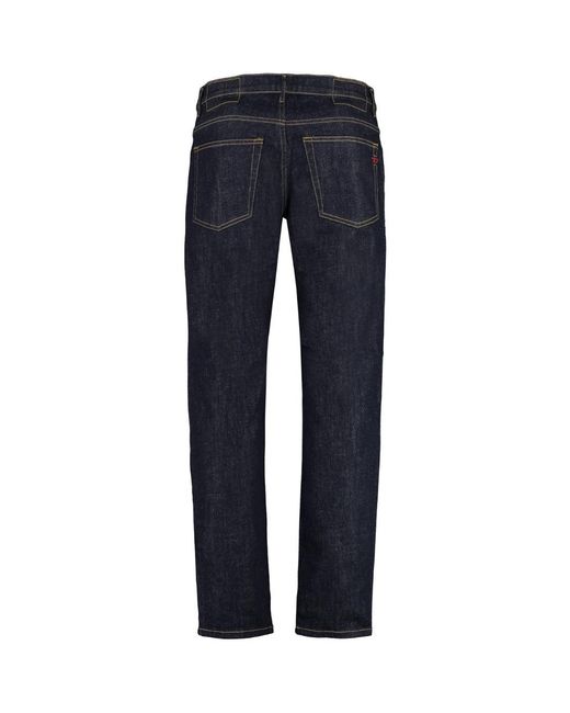 DIESEL Blue D-Fining Tapered Dark Denim Jeans for men