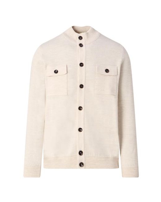Campbell Hellister Cardigan in het Natural voor heren