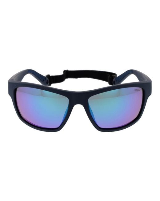 Polaroid Blue Plastic Sunglasses