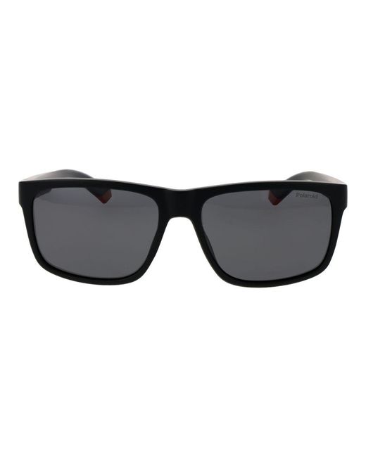 Polaroid Black Plastic Sunglasses for men