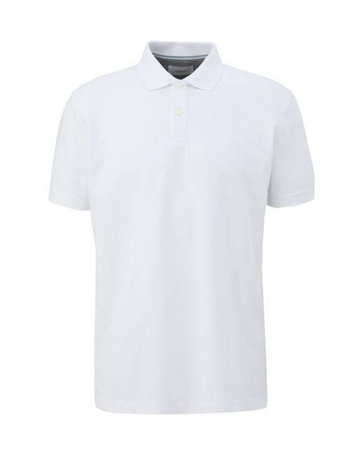 S.oliver Polo in het White voor heren