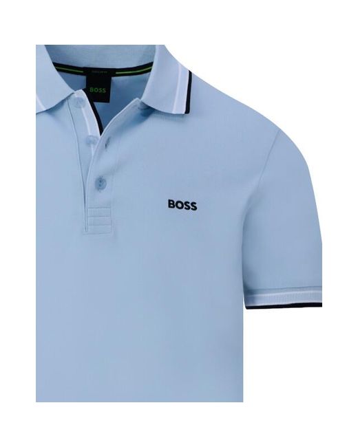 Boss Polo in het Blue voor heren