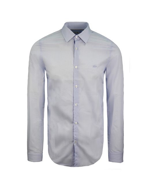 Lacoste Blue Slim Fit Light Shirt Cotton for men