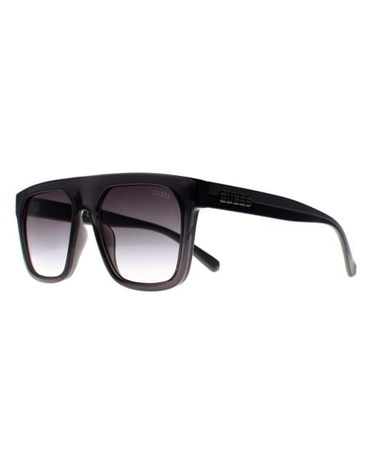 Guess Rectangle Herren Gradient Go00068 in Black für Herren