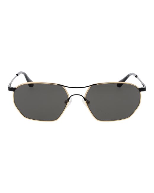 Replay Black Metal Sunglasses for men