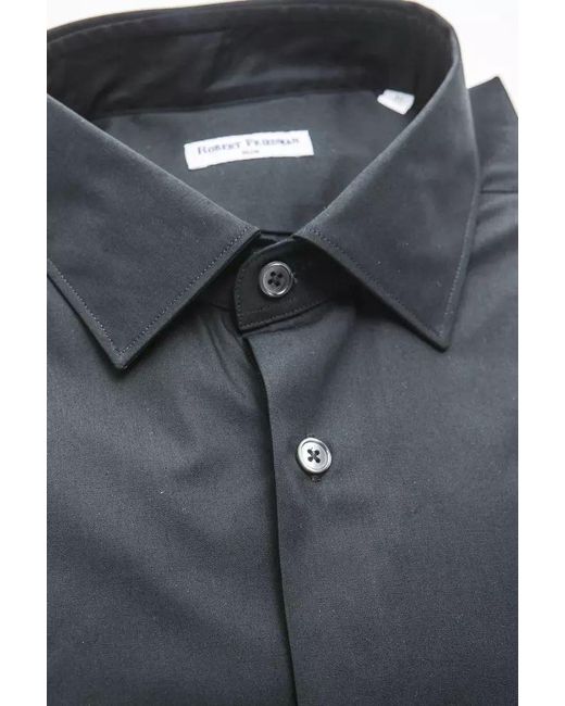 Robert Friedman Slim Fit Formele Overhemd in het Gray voor heren