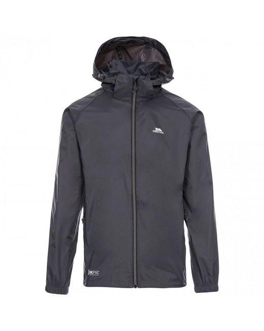 Trespass Gray Qikpac X Packaway Jacket for men