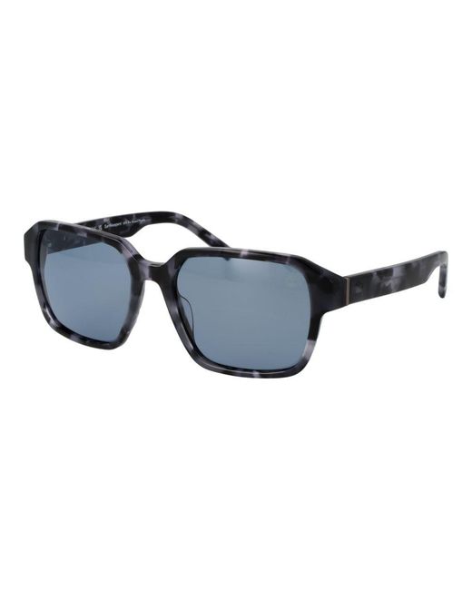 Timberland Blue Acetate Sunglasses for men