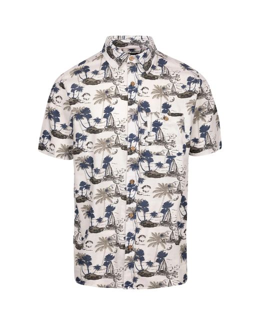 Trespass Multicolor Frantom Woven Casual Shirt (Off) Cotton for men