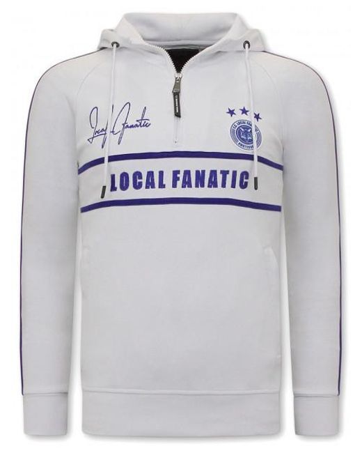 LEFF Amsterdam Trainingspak Double Line Signed in het White voor heren