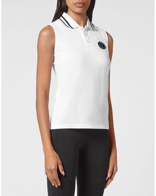 Philipp Plein Poloshirt Statement in het White