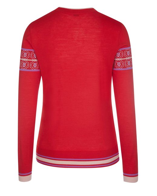 Bally Red Roter Herren Pullover