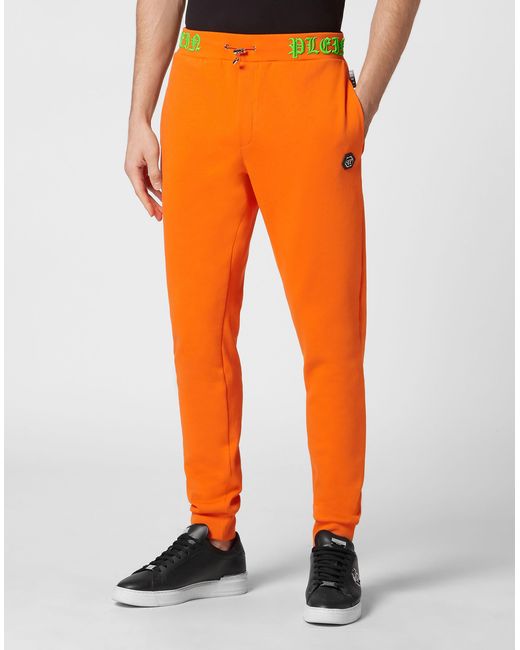 Philipp Plein Broek Skull&Bones in het Orange voor heren