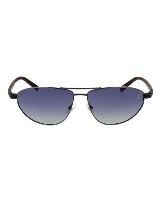 Timberland Blue Metal Sunglasses for men