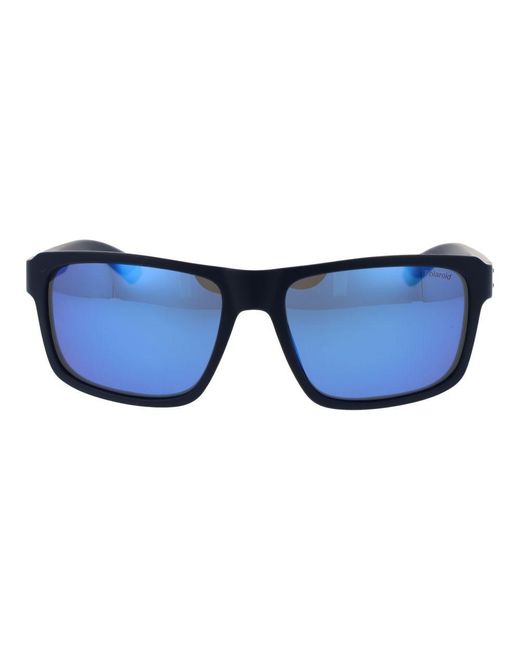 Polaroid Blue Plastic Sunglasses for men