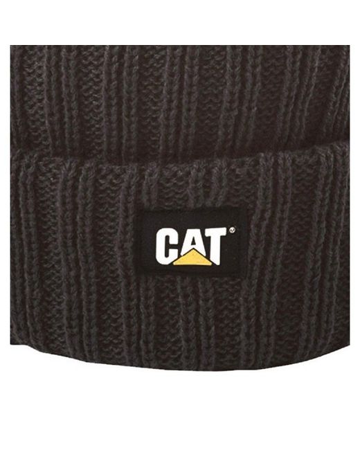 Caterpillar Black C443 Strickmütze Mütze