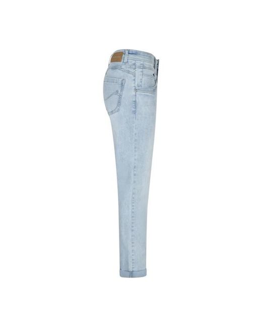 Red Button Relax Denim Bleach in het Blue