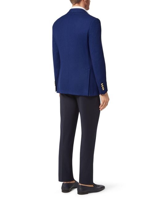 Billionaire Blazer Crest in het Blue voor heren