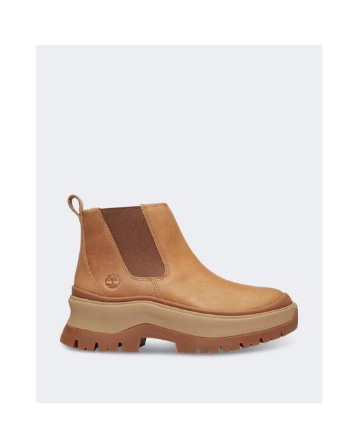 Timberland Roxie Lane Mid Chelsea Boot in het Brown