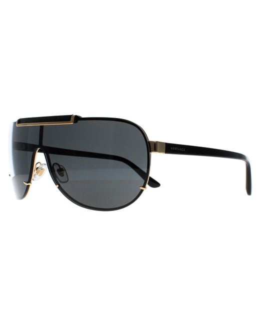 Versace Gray Sunglasses 2140 100287 Metal for men