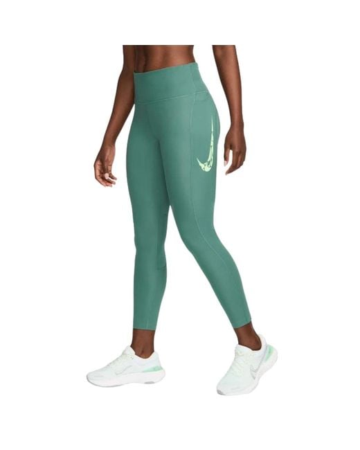 Nike Green 7/8 Fast Leggings
