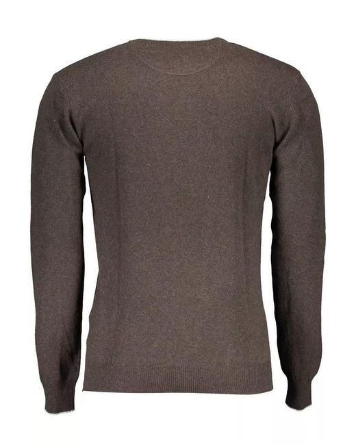 U.S. POLO ASSN. Brown Wool Sweater for men