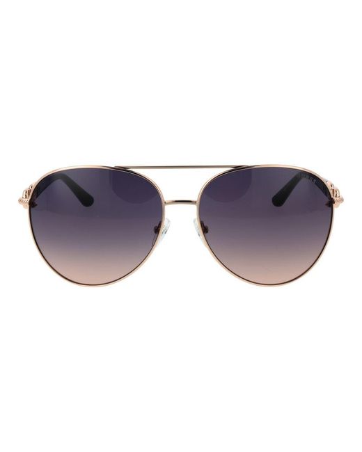 Guess Metallic Metal Sunglasses