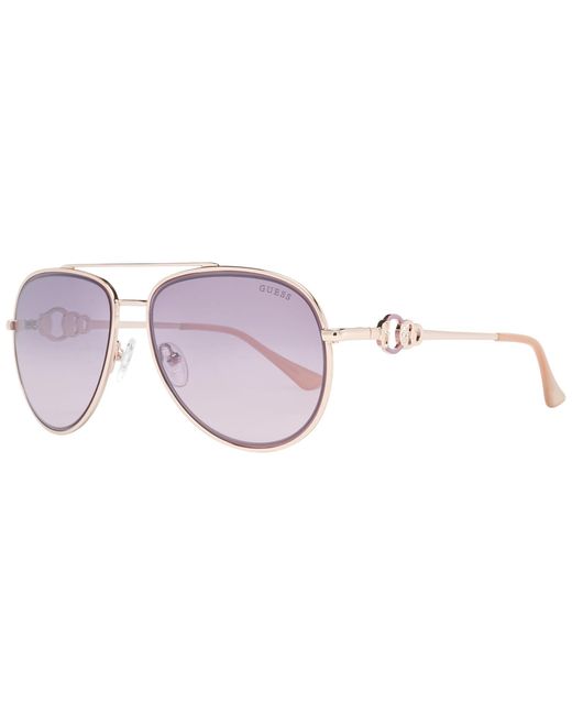 Guess Purple Aviator Shiny Bordeaux Mirror Gf0344 Metal (Archived)