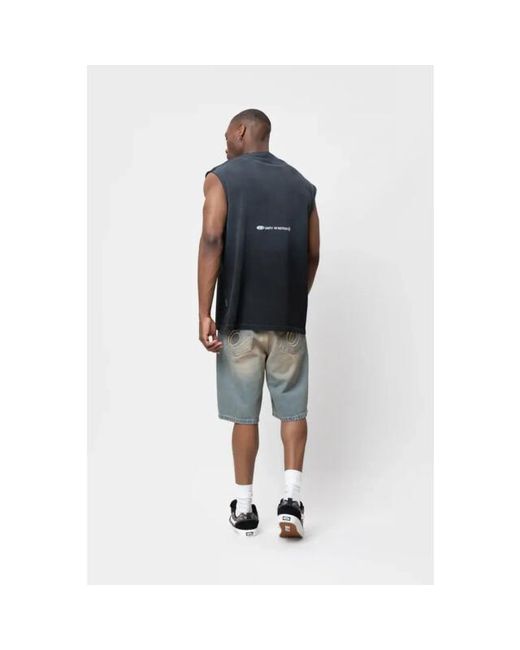 Equalite Astra Tanktop Washed in het Black voor heren