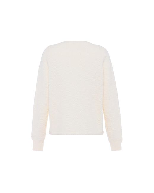 faina Jumper Wolwit in het White