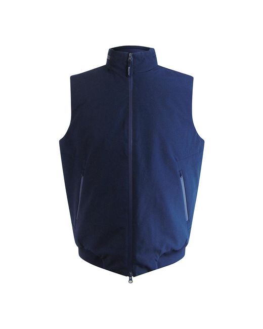 Aquascutum Blue Active Shell Vest for men