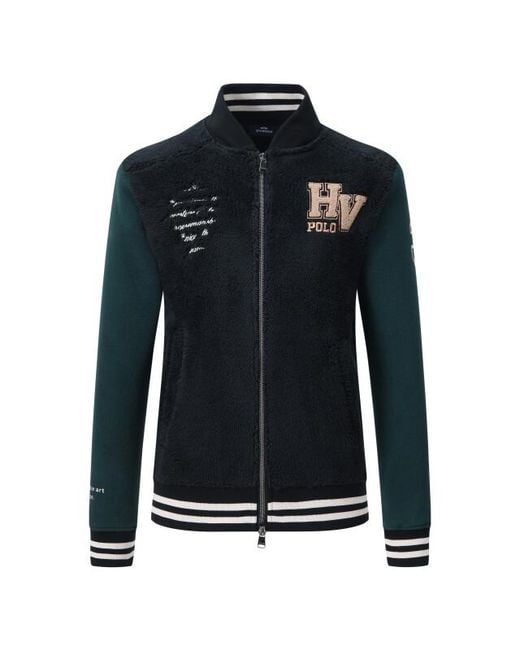 HV Polo Varsity Jacket Hvpluisa in het Green
