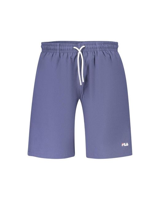 Fila Polyester Mannen Zwemkleding in het Blue voor heren