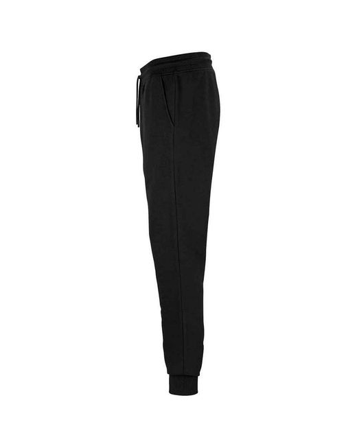 Sol's Black Adult Jumbo Organic Jogging Bottoms