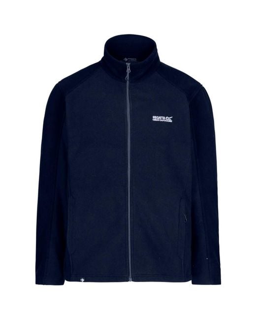 Regatta Blue Great Outdoors Hedman Ii Two Tone Full Zip Fleece Jacket for men