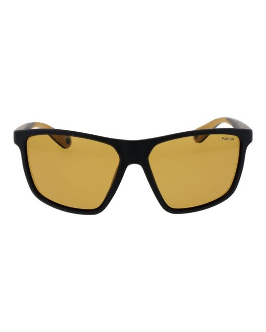 Polaroid Multicolor Black Plastic Sunglasses for men