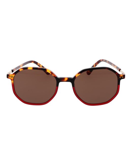 Replay Brown Plastic Sunglasses