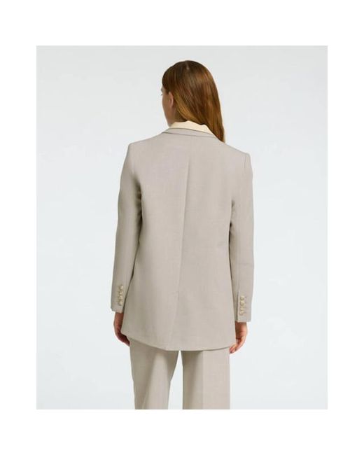 SELECTED Blazer 16094205 in het Natural