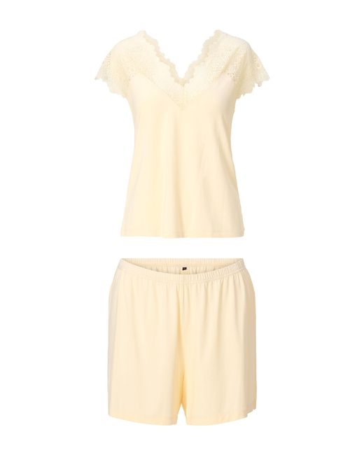 Lingadore Shortama Set in het Natural
