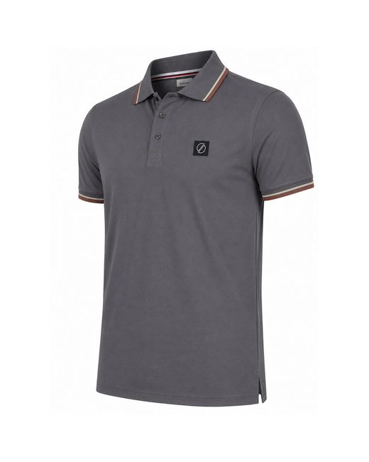 SOLUTION Polo Ss Flow Polo in het Gray voor heren
