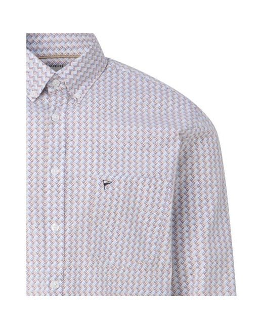 Campbell Casual Overhemd in het Purple voor heren