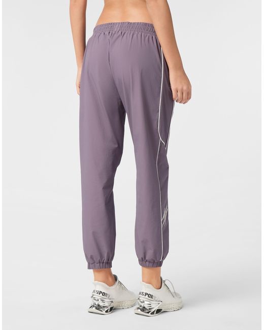 Philipp Plein Broek Scratch in het Purple