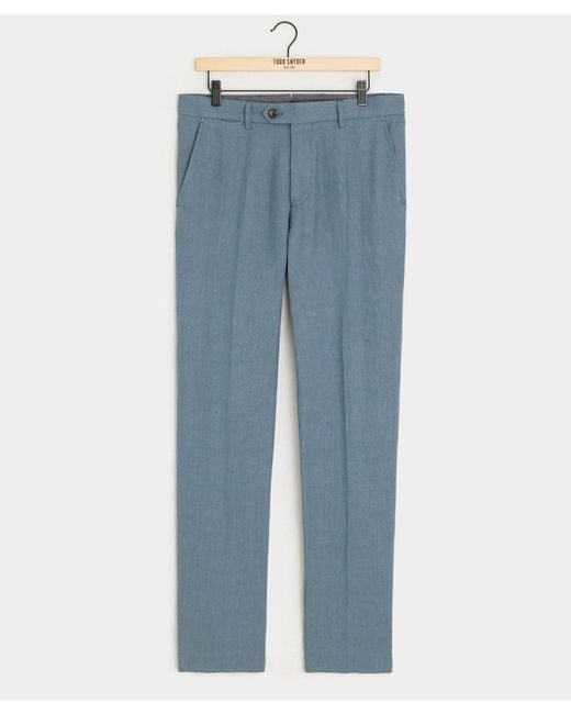 Todd Snyder Natural Italian Linen Sutton Trouser for men