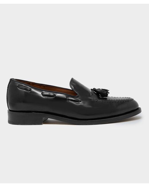 Sanders Todd Snyder X Tassel Loafer Black Leather for Men | Lyst